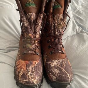 Rocky Camouflage and Brown Men's Boots